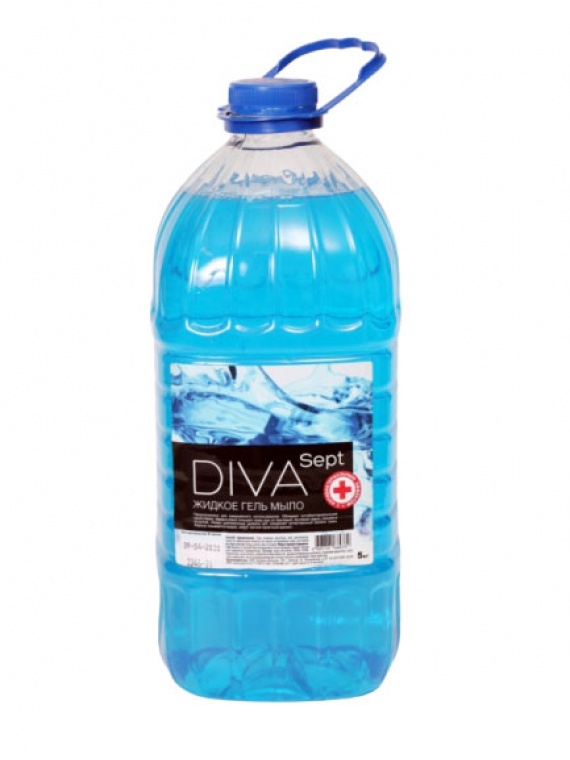 Жидкое гель-мыло «DIVA Sept»